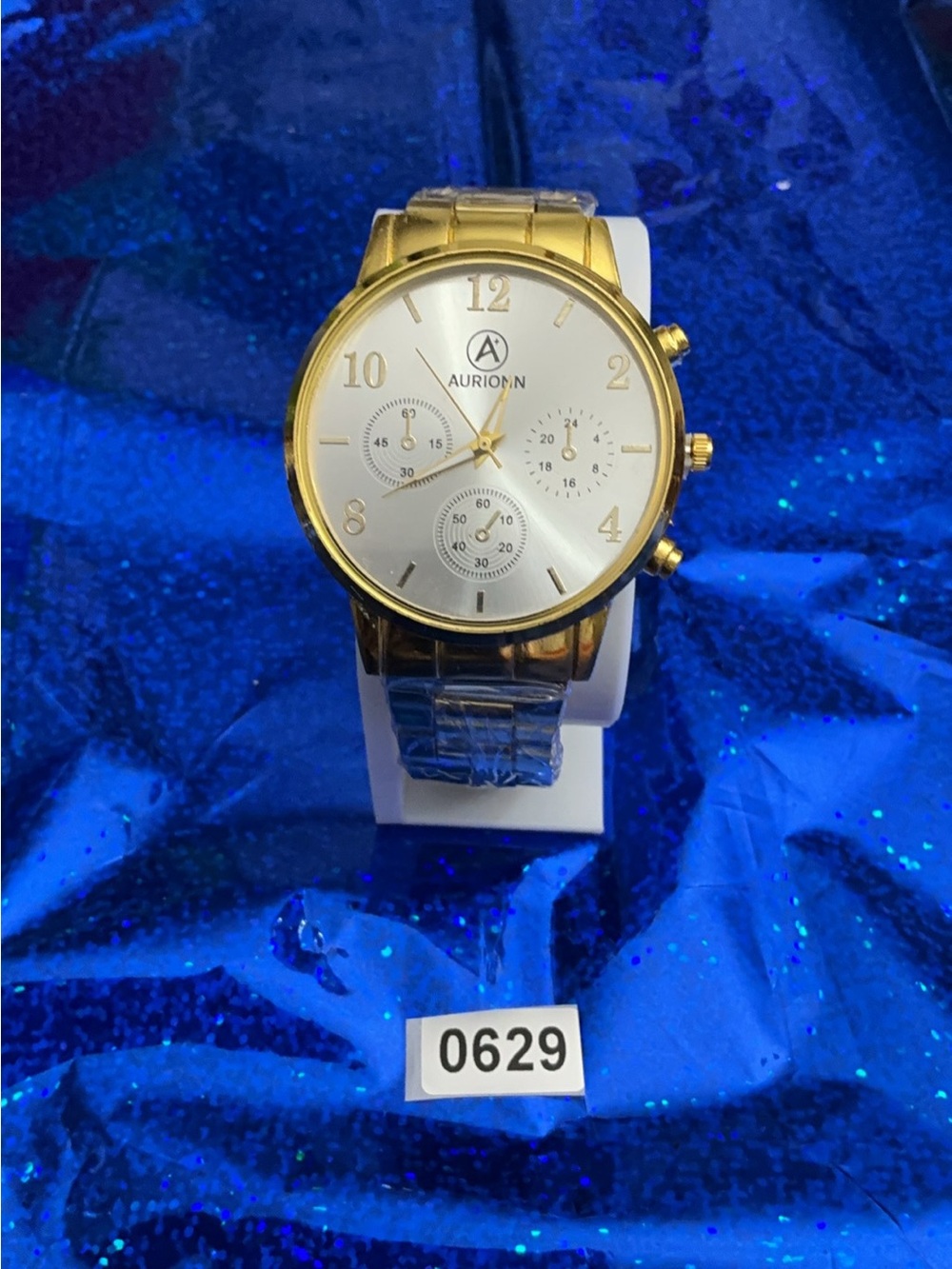 Gold-Tone Men’s Dress Watch - Gold Dial